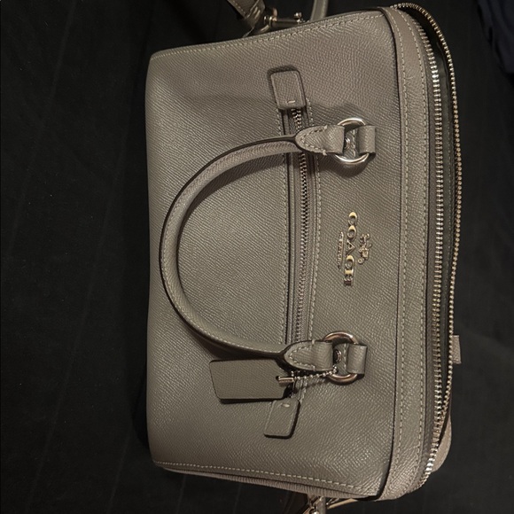 Coach gray Leather Satchel - Picture 1 of 4